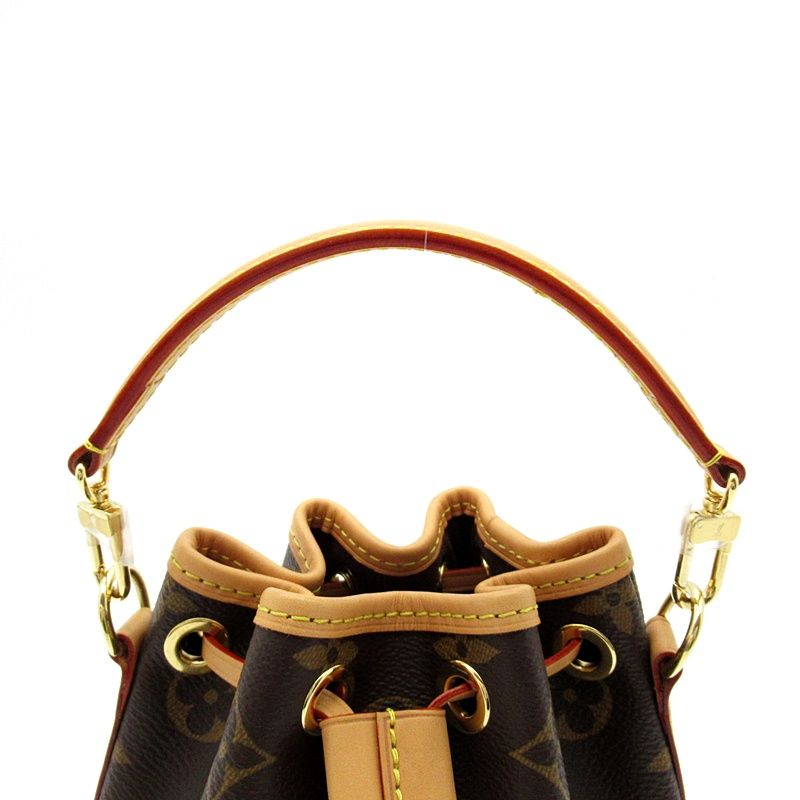 Louis Vuitton Nano Noe Monogram Shoulder Bag Brown — view 2