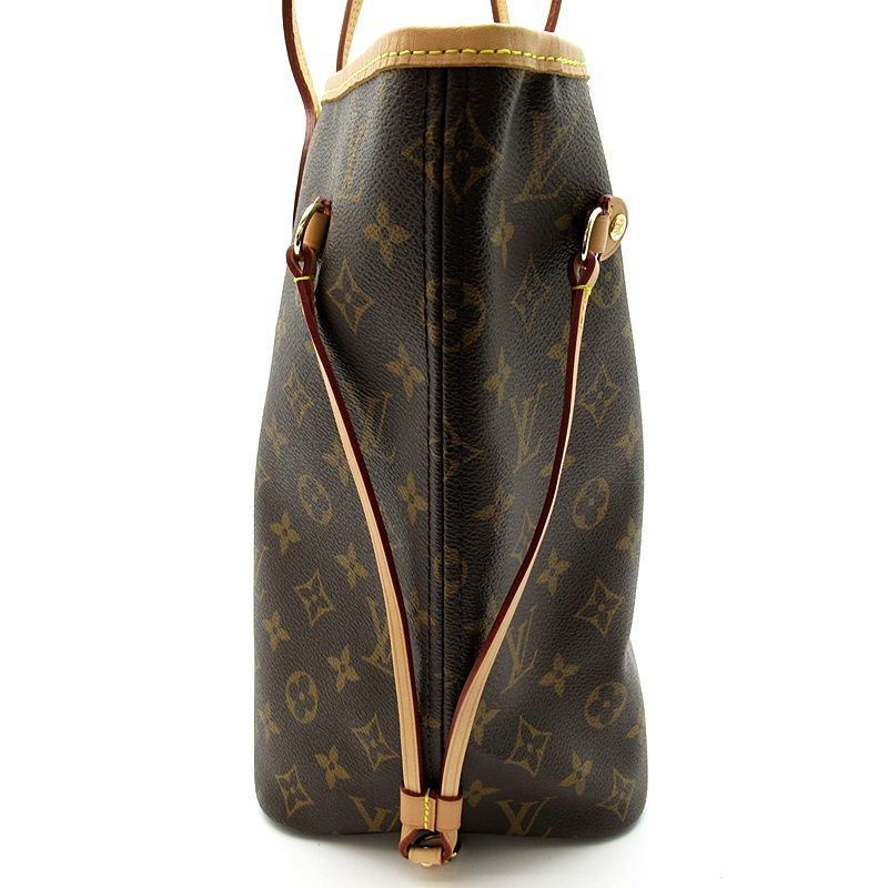 Louis Vuitton Neverfull MM Monogram Tote Bag Pivoine — view 3