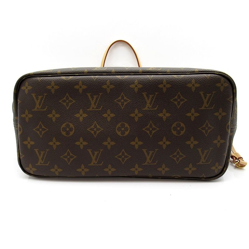 Louis Vuitton Neverfull MM Monogram Tote Bag Pivoine — view 6