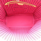 Louis Vuitton Neverfull MM Monogram Tote Bag Pivoine — view 7