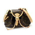 Louis Vuitton Odyssey Monogram Shoulder Bag Brown