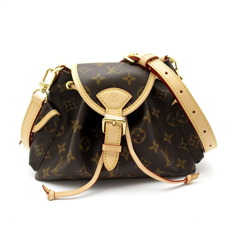 Louis Vuitton Odyssey Monogram Shoulder Bag Brown