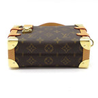 Louis Vuitton Side Trunk PM Monogram Shoulder Bag Brown — view 6