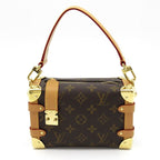 Louis Vuitton Side Trunk PM Monogram Shoulder Bag Brown