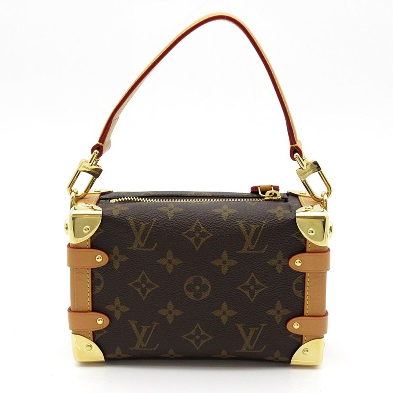 Louis Vuitton Side Trunk PM Monogram Shoulder Bag Brown — view 4