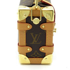 Louis Vuitton Side Trunk PM Monogram Shoulder Bag Brown — view 5