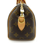 Louis Vuitton Speedy Bandouliere 20 Monogram Boston Bag Brown — view 5