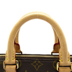 Louis Vuitton Speedy Bandouliere 20 Monogram Boston Bag Brown — view 2