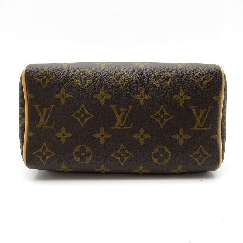 Louis Vuitton Speedy Bandouliere 20 Monogram Boston Bag Brown — view 6