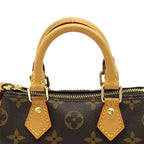 Louis Vuitton Nano Speedy Monogram Handbag Brown — view 2