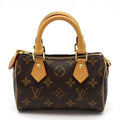 Louis Vuitton Nano Speedy Monogram Handbag Brown