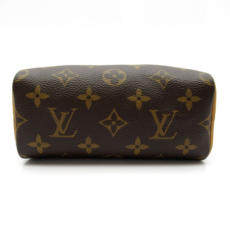 Louis Vuitton Nano Speedy Monogram Handbag Brown — view 6