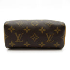 Louis Vuitton Nano Speedy Monogram Handbag Brown — view 6