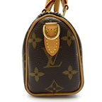 Louis Vuitton Nano Speedy Monogram Handbag Brown — view 3