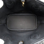 Louis Vuitton Neverfull Inside Out Monogram Leather Tote Bag Black — view 7