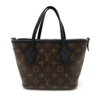 Louis Vuitton Neverfull Inside Out Monogram Leather Tote Bag Black — view 4
