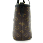 Louis Vuitton Neverfull Inside Out Monogram Leather Tote Bag Black — view 3