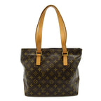 Louis Vuitton Cabas Piano Monogram Handbag Brown — view 4