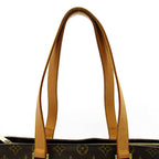 Louis Vuitton Cabas Piano Monogram Handbag Brown — view 2
