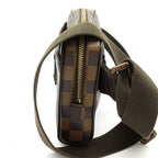 Louis Vuitton Bam Brooklyn Damier Shoulder Bag Brown — view 3