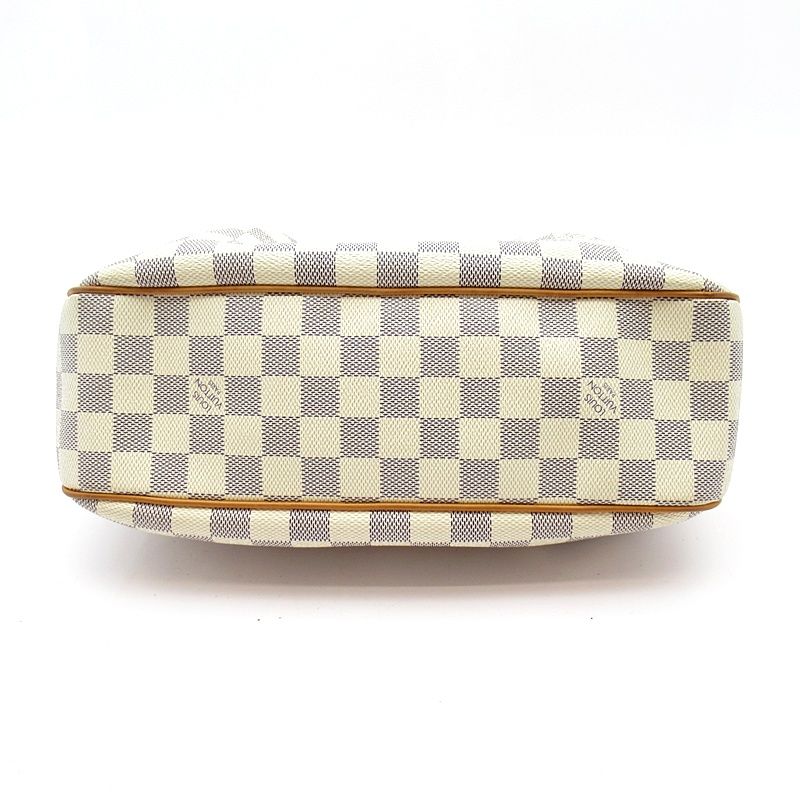 Louis Vuitton Siracusa PM Damier Azur Shoulder Bag White — view 6