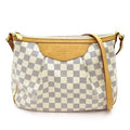 Louis Vuitton Siracusa PM Damier Azur Shoulder Bag White