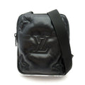 Louis Vuitton Asymmetrical Sling Bag Lambskin Black