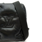 Louis Vuitton Asymmetrical Sling Bag Lambskin Black — view 2