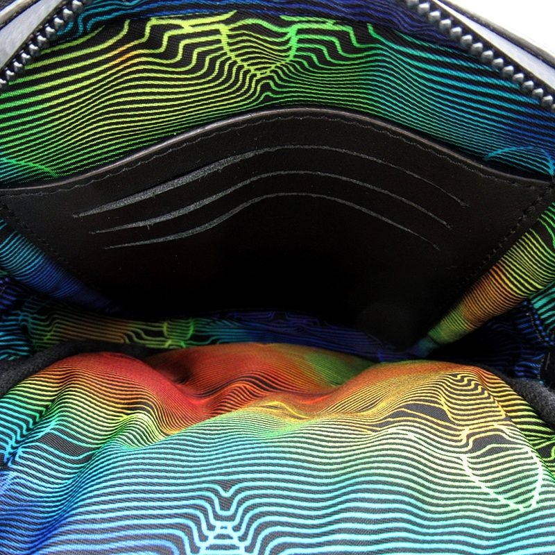 Louis Vuitton Asymmetrical Sling Bag Lambskin Black — view 7