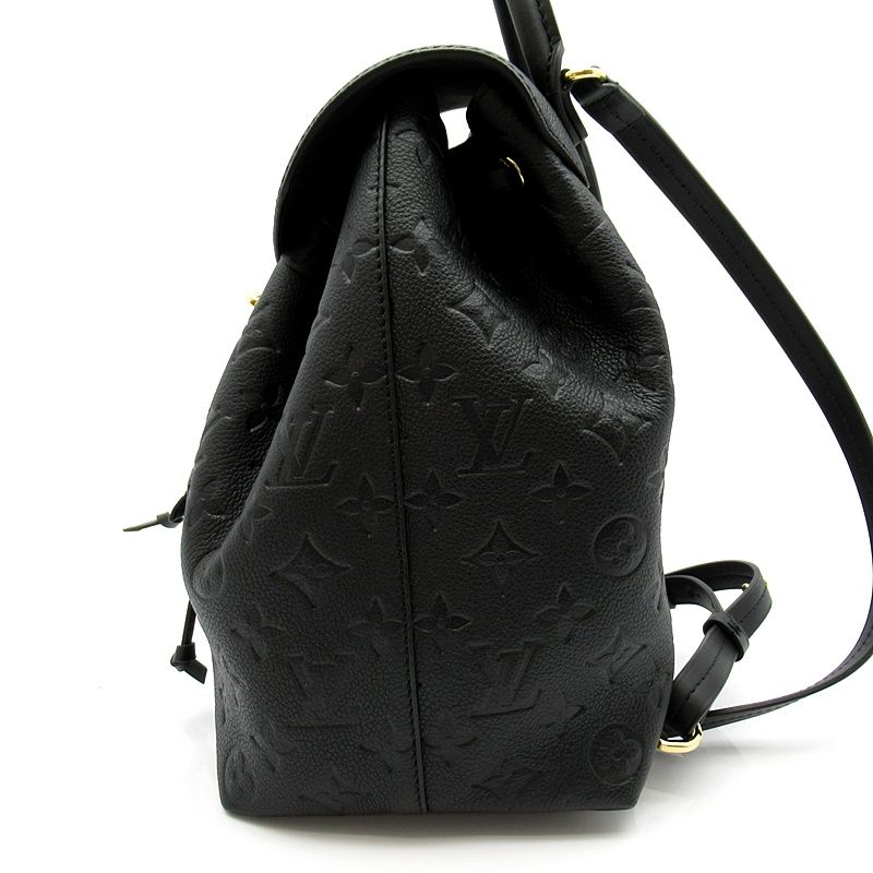 Louis Vuitton Montsouris PM Monogram Empreinte Backpack Noir — view 3