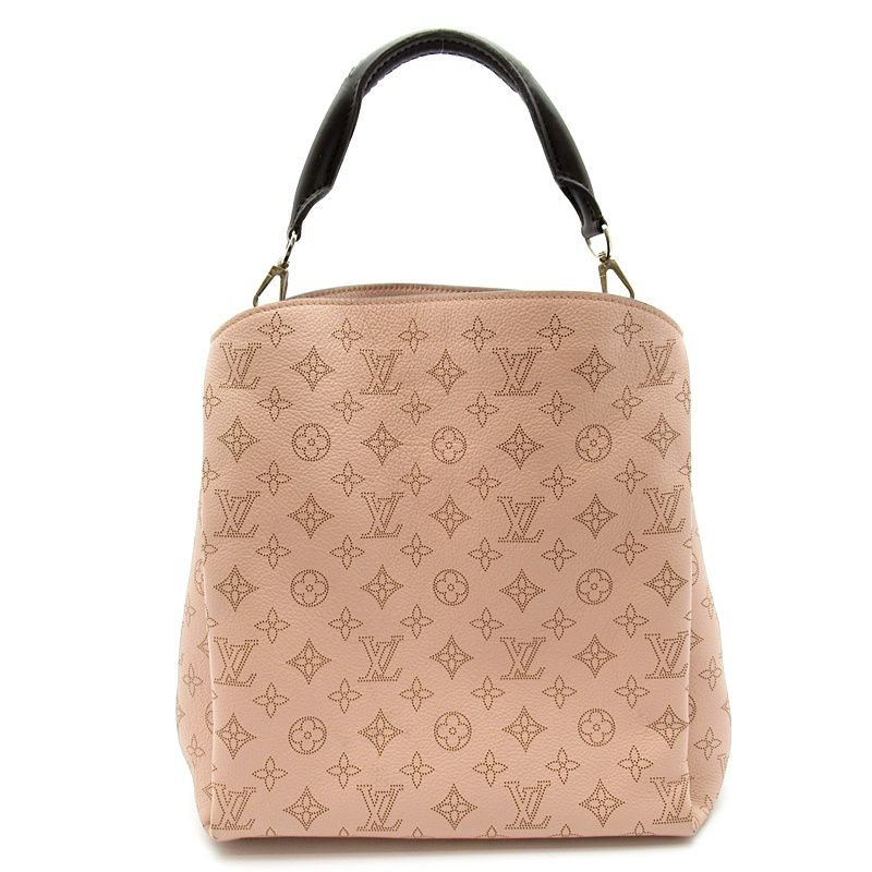 Louis Vuitton Babylon PM Mahina Tote Bag Magnolia — view 4