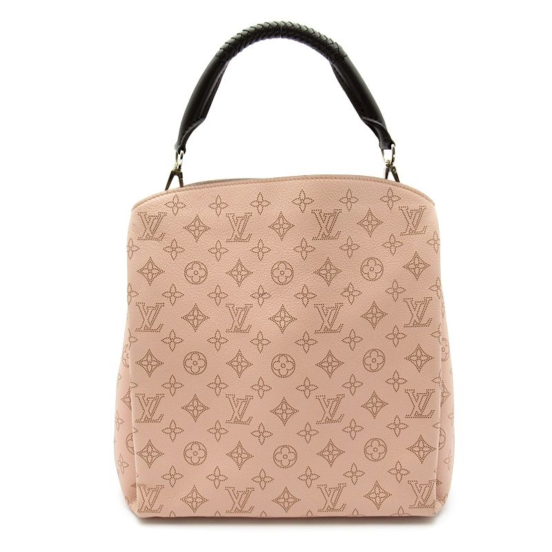 Louis Vuitton Babylon PM Mahina Tote Bag Magnolia