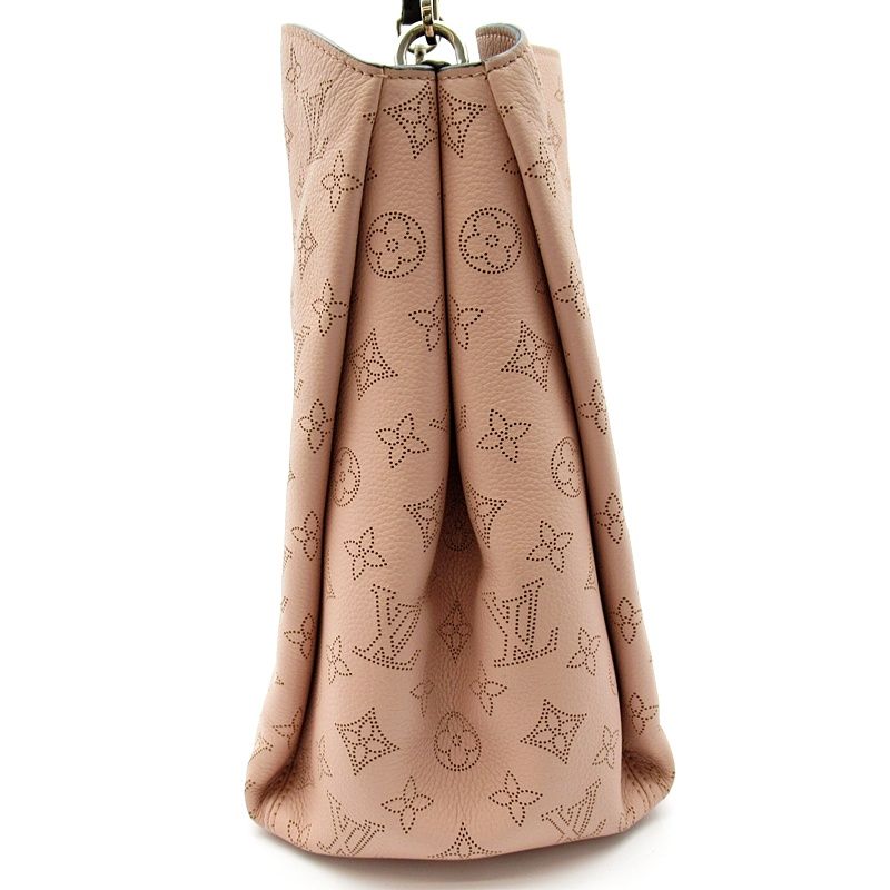 Louis Vuitton Babylon PM Mahina Tote Bag Magnolia — view 5