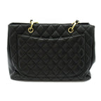 Chanel Grand Shopping Tote Bag GST Caviar Leather Black — view 4