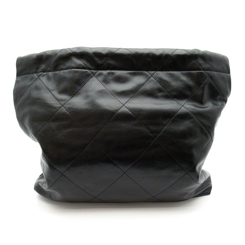 Chanel 22 Small Handbag Calfskin Black — view 4