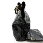 Chanel 22 Small Handbag Calfskin Black — view 5