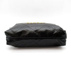 Chanel 22 Small Handbag Calfskin Black — view 6