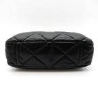 Chanel 19 Dixneuf Chain Tote Lambskin Shoulder Bag Black — view 6