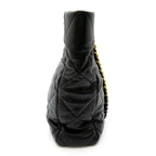 Chanel 19 Dixneuf Chain Tote Lambskin Shoulder Bag Black — view 5