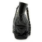 Chanel 19 Dixneuf Chain Tote Lambskin Shoulder Bag Black — view 3