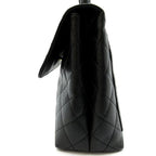 Chanel Quilted Handbag Caviar Leather Black — view 3