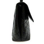 Chanel Quilted Handbag Caviar Leather Black — view 5