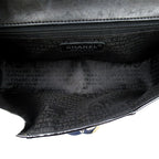 Chanel Chain Shoulder Bag Patent Leather Black — view 6