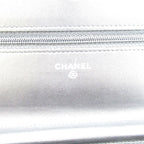 Chanel Camellia Chain Wallet Lambskin Black Shoulder Bag — view 7