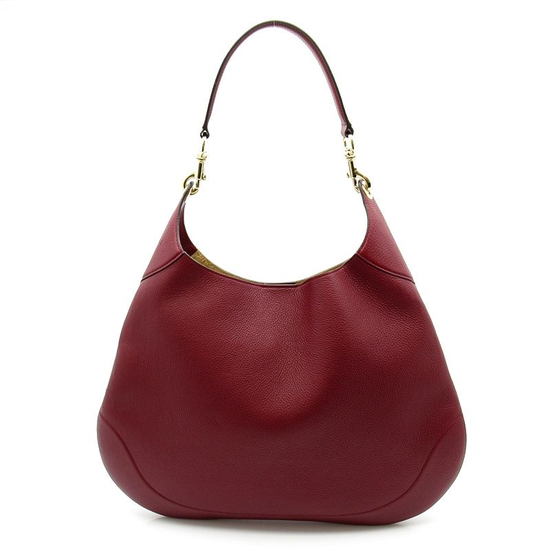 Gucci 2-Way Shoulder Bag Leather Bordeaux