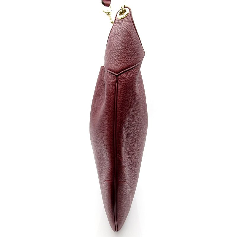 Gucci 2-Way Shoulder Bag Leather Bordeaux — view 3