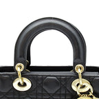 Dior Lady Dior MY ABC Bag Lambskin Handbag Black — view 2