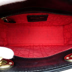 Dior Lady Dior MY ABC Bag Lambskin Handbag Black — view 7