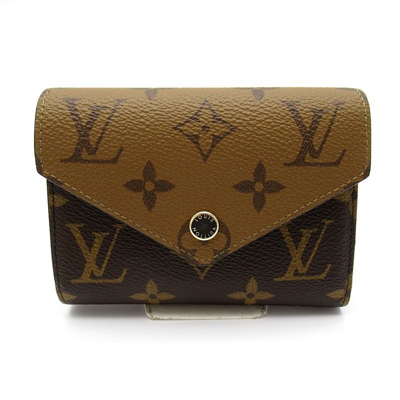 Louis Vuitton Portefeuille Victorine Monogram Reverse Brown Wallet