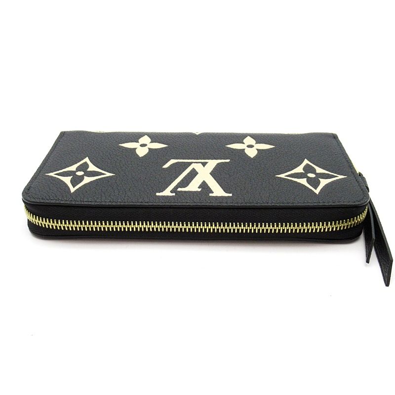 Louis Vuitton Zippy Wallet Empreinte Black Beige — view 3